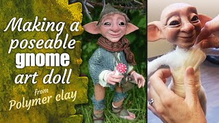 Make A Poseable Wire Armature Art Doll Gnome - from start to finish