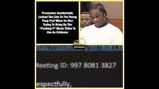 Prosecutor Accidentally Leaked The Link To Young Thug’s Trial Leading To It Getting Interrupted ⚖️