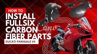 Ducati Panigale V4 | Fullsix Carbon Fiber Sprocket Cover & Rear Fender Install