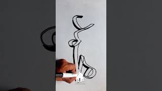 How to Write Arabic calligraphy | Muhammad Name Calligraphy | #muhammad #calligraphy #art #tutorial