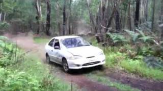 Hyandai exel rally track corner