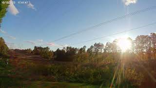 10/15/2023 Time Lapse 2pm-7:30pm Sunset East Coast USA