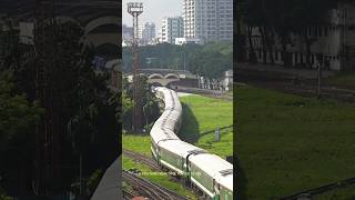 Ekota Express train arriving at Dhaka