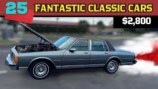 The Most Powerful Rides on the Road, 25 Classic Cars For Sale Under $10,000 #carforsale