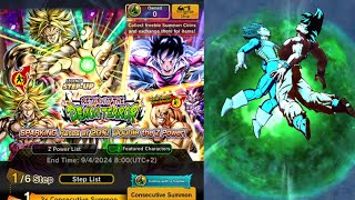 Summons For LF LSSJ Broly! Dragon Ball Legends Summons