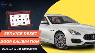 Maserati Quattroporte Service oil reset & Door Calibration with Thinktool Master #oilreset #thinkcar