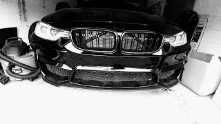 Installing BMW F30 front bumper