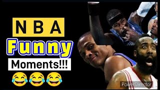 NBA Funny Moments!😂😂 #dunk #nba #best #nba  #history #block #funny #part #moments