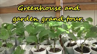 Greenhouse garden grand tour.  19 04 2021