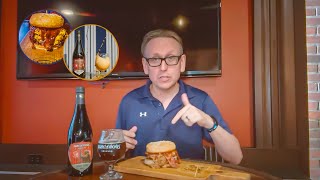 Food & Beer Pairing at Barrel of Monks: Cheffrey Eats & Abbey Terno Double  #PigOutBurger