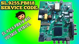 sl.9255.pb818 service code#sl.9255.pb818 all voltage details.