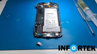 Samsung S6 SM-G920F Ladebuchse Tauschen ohne Display Austauschen Reparatur