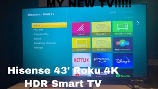 Hisense Roku 43 Inch R43A7200GTUK Unboxing and Review