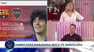 CONFIRMADO : HABRÁ COPA MARADONA ENTRE BOCA Y BARCELONA !!!