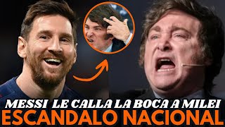 💥¡MESSI EXPLOTA CONTRA MILEI! “RETÍRATE YA, LO MEJOR QUE PUEDES HACER ES DIMITIR” 🚨💥