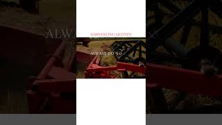 HARVESTING VIDEO QUOTES|Reynolds MotoVlog