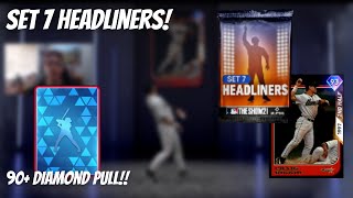 90+ DIAMOND PULL! NEW Set 7 Headliners! MLB The Show 21 Diamond Dynasty