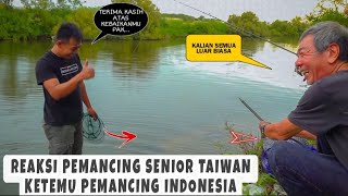 Berbagi Rezeki Pemancing Senior Taiwan Dengan Pemancing Asal Indonesia