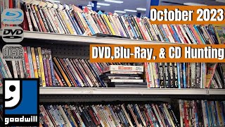 Goodwill DVD, Blu-Ray, and CD Hunting! (October 2023)