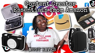 Content Creator/ YouTuber Must Haves from Amazon~Affordable and Essential Content Creating Equipment