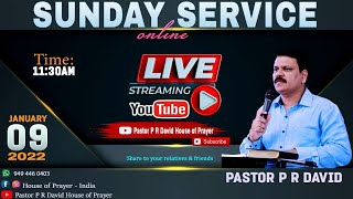 SUNDAY ONLINE SERVICE || PASTOR P R DAVID & Sis. SYLVIA DAVID || 09.01.2022