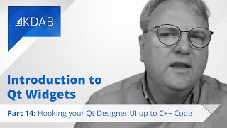 Introduction to Qt Widgets (Part 14) - Hooking Your Qt Designer UI up to C++ Code