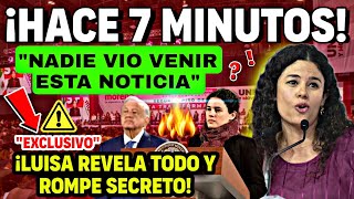 "¡ESCÁNDALO EN MORENA! Luisa María Alcalde LANZA AMENAZA y REVELA la VERDAD OCULTA del PARTIDO!"