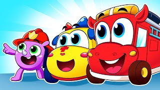 Let's Go Fire Truck Rescue Team! Little Baby Cars Kids Songs