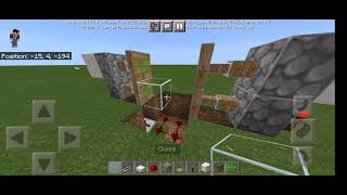 How to make a glass door in Minecraft