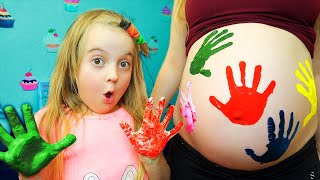 LEARN COLORS FOR CHILDREN BODY PAINT FINGER FAMILY SONG NURSERY RHYMES LEARNING VIDEO