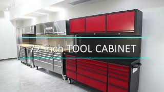 72" 15 Drawer Tool Chest and Cabinet