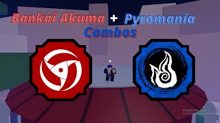 Bankai Akuma and Pyromania Combos and 1v1 | Shindo Life