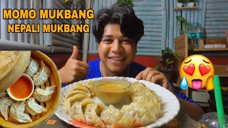 Momos Mukbang Nepali Mukbang with Timbur ko Acchar