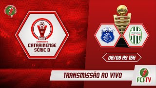 AO VIVO - GUARANI  X METROPOLITANO  - CAMPEONATO CATARINENSE SÉRIE B 2023