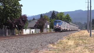 Amtrak Coast Starlight #14 in Springfield, Oregon - 7/31/2019