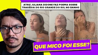 EX-ATRIZ DA GLOBO GRAVA VÍDEO SOBRE TRAGÉDIA NO RS E CHOCA INTERNET COM A FALTA DE NOÇÃO