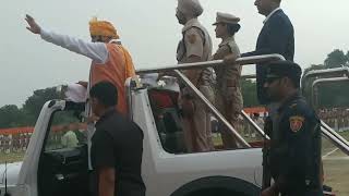 haryana CM hosting independence day flag @kurukshetra