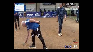 Petanque 2024, Men single Le cap vs Le Mee