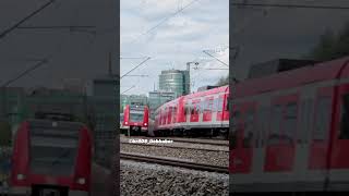 Zwei S-Bahnen kreuzen in Laim 😍 #trainspotting #sbahn #db #münchen #zugverkehr #zug #shorts