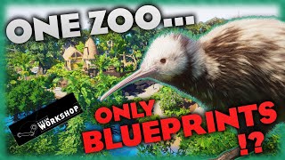 Can you make an entire zoo with ONLY 🛠️ BLUEPRINTS 🛠️ in Planet Zoo?