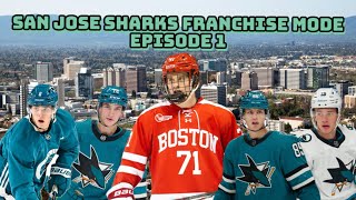 NHL 24 San Jose Sharks Franchise Mode Episode 1