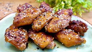 Куриные крылышки " терияки " в духовке. Новогоднее меню 2022 / Chicken wings "teriyaki". Eng sub