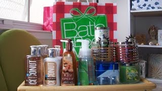 Bath Body Works Semi Annual HUGE HAUL 12/2012!!