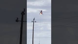 Helicopter fights with California flooding #shorts