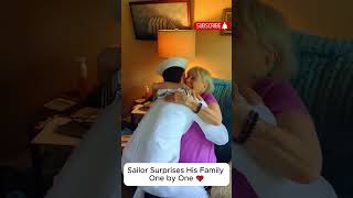 Sailor Surprises His Family One by One ❤️ | Heartwarming Homecoming