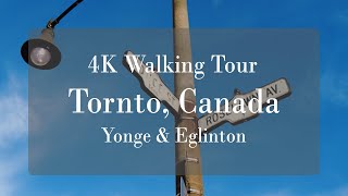 4K Walking Tour | Midtown Toronto, Canada | Yonge & Eglinton | Apr 2023 | DJI pocket 2