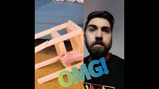 تعمیر چهارپایه با بطری 😳 | repair stool with pet | #ترفند #shorts #diyidea