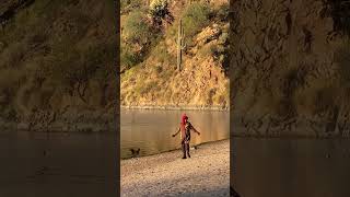 PUNK ROCK NATURE SHOW (1/6/24) #shortvideo #lake #nature  #girl