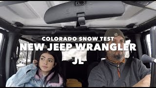 New Jeep Wrangler JL Snow Test