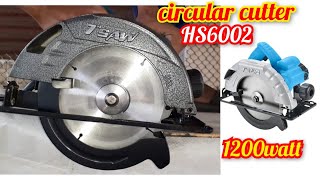 1200W Circular Cutter Machine Model: HS6002